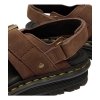 Sandały Dr. Martens ZEBZAG SANDAL Sepia Brown Tumbled Nubuck 42853200